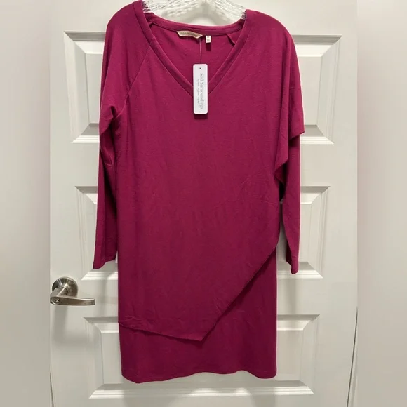 slim fit dress slacks Frances Holiday Mini Dress M / Red